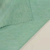 Light Green Heather Jersey Knit, Poly-Viscose — photo 3