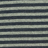 Dark Grey Stripes Rib Knit, Cotton — photo 3