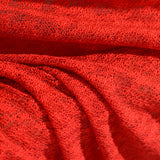 Jacquard 100% Polyester Knit Fabric, 134 gsm, 170 cm — Red — photo 3