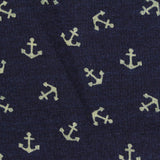 Light Beige Anchors Jersey Knit — photo 3