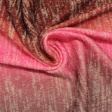Red Fine-Marl Chunky Knit, Poly-Viscose — photo 3