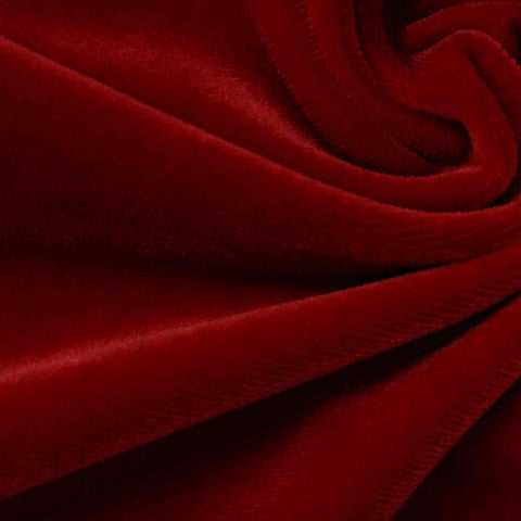 Polyester Stretch Knit Fabric, 260 gsm, 182 cm — Red, ref EF-218315
