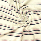 Cream Stripes Knit, Viscose — photo 3