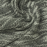 Black Textured Chunky Knit, Poly-Viscose — photo 3