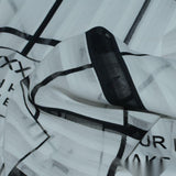 Black Geometric-Grid Woven, Polyester — photo 3