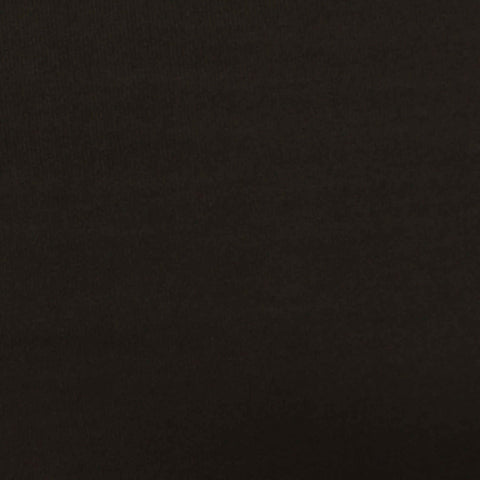 Cotton Nylon Interlock Knit Fabric, 321 gsm, 155 cm — Black