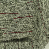 Red Horizontal-Stripe Jersey Knit, Viscose-Poly — photo 3