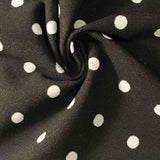 White Dots Linen-Look, Polyester — photo 3