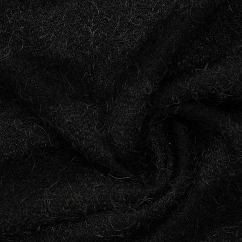 Black Marl Velvet, Poly-Cotton