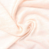 Slub Polyester Viscose Chunky Knit Fabric, 140 gsm — White — photo 3