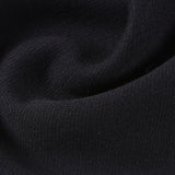 Polyester Stretch Chunky Knit Fabric, 600 gsm, 140 cm — Black — photo 3