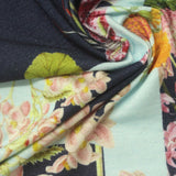 Pink Flowers Knit, Viscose — photo 3