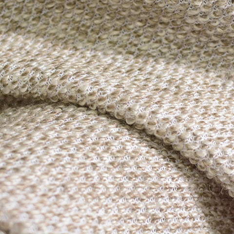 Beige Marl Chunky Knit, Acrylic-Poly