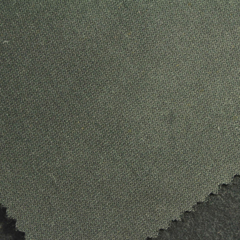 Polyester Cotton Blend French Terry Fabric, 253 gsm — Green