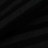 Polyester Cotton Chunky Knit Fabric, 350 gsm, 145 cm — Black — photo 3