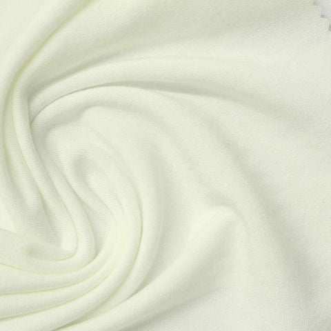 Viscose Stretch French Terry Fabric, 220 gsm, 170 cm — Beige