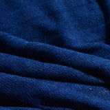 Viscose Polyester Chunky Knit Fabric, 280 gsm, 115 cm — Navy — photo 3