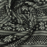 Black Geometric Jacquard, Polyester — photo 3