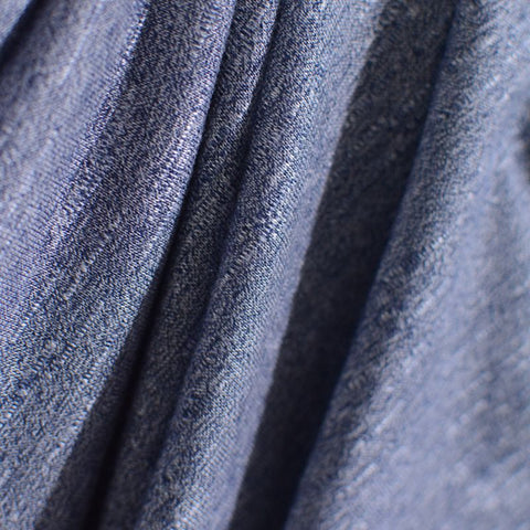 Blue Marl Knit, Poly-Viscose, 130 gsm