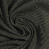 Polyester Viscose Stretch Rib Knit Fabric, 200 gsm, 155 cm — Green — photo 3