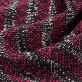 Magenta Horizontal-Stripe Chunky Knit, Polyester — photo 3