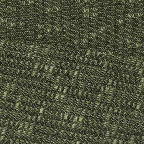 Dark Green Marl Rib Knit, Polyester, 220 gsm, 150 cm