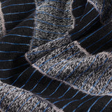 Black Marl Chunky Knit, Poly-Viscose — photo 3