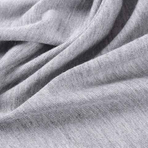 Light Grey Marl Jersey Knit, Viscose, 183 gsm