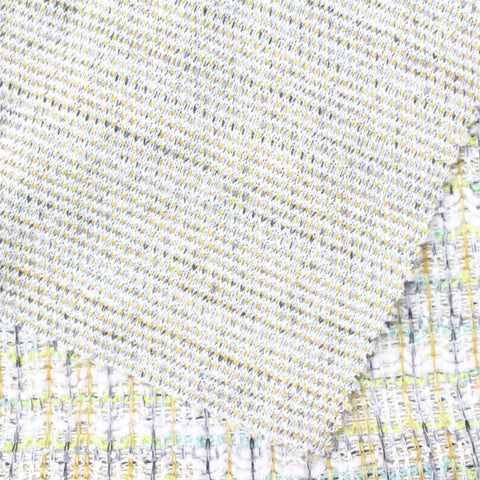 White Marl Bouclé