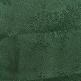 Green Floral Satin, Polyester — photo 3