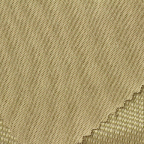 Cotton Viscose Jersey Knit Fabric, 230 gsm, 170 cm — Khaki