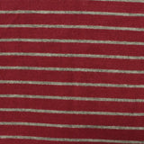 Red Stripe Jersey Knit, Viscose — photo 3