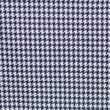 Black Houndstooth Woven, Polyester — photo 3