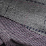 Grey Check Interlock Knit, Cotton-Modal — photo 3