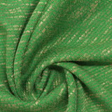 Green Marl Interlock Knit, Poly-Viscose — photo 3