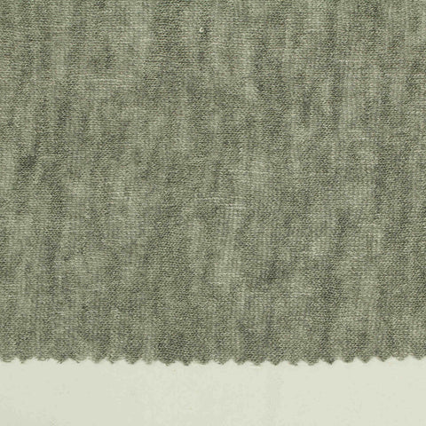 Light Green Heathered-Marl Rib Knit, Viscose-Poly