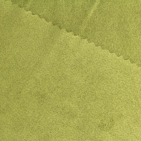 Polyester Stretch Faux Suede Fabric, 240 gsm, 150 cm — Green
