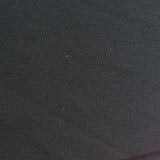Brushed Polyester Cotton French Terry Fabric, 280 gsm, 150 cm — Black — photo 3