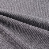 Grey Heathered-Marl Rib Knit, Polyester — photo 3