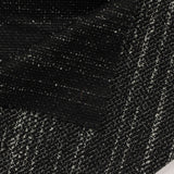 Black Marl Interlock Knit, Polyester — photo 3