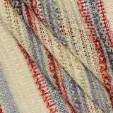 Cream Stripes Chunky Knit, Poly-Viscose — photo 3