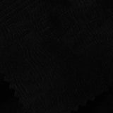 Jacquard Polyester Stretch Interlock Knit Fabric, 230 gsm — Black — photo 3