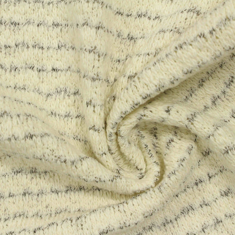 Dark Grey Marl Chunky Knit, Cotton, 318 gsm