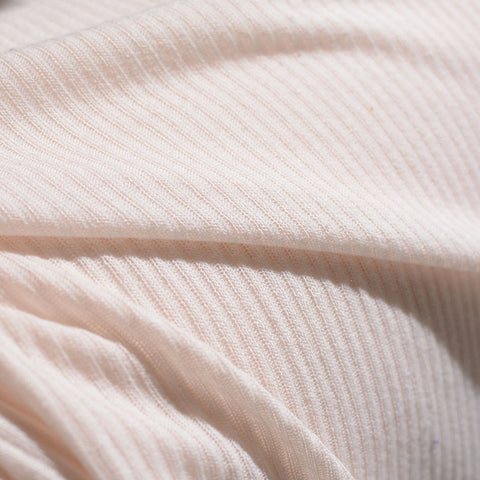 Chunky Knit Fabric, 177 gsm, 162 cm — White