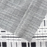 Black Plaid Jacquard, Viscose-Poly — photo 3
