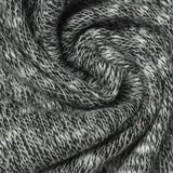 Black Heathered-Marl Chunky Knit, Poly-Cotton — photo 3