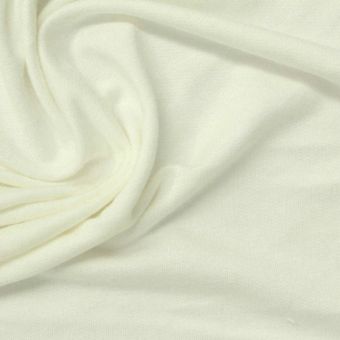 Viscose Stretch French Terry Fabric, 200 gsm, 155 cm — Beige