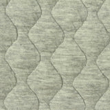 Light Grey Wavy-Diamond Scuba Knit, Poly-Cotton — photo 3