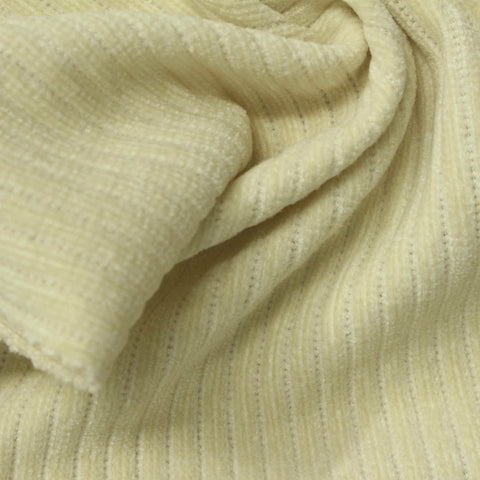 Polyester Stretch Chenille Fabric, 300 gsm, 170 cm — Khaki
