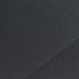 Polyester Cotton Stretch Rib Knit Fabric, 236 gsm, 120 cm — Black — photo 3